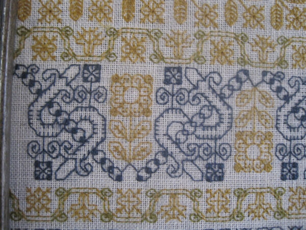 Early 17th Century English Pattern Band Sampler - Image 9