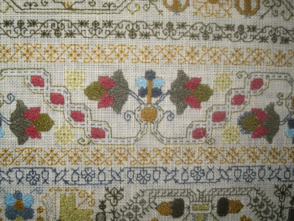 Early 17th Century English Pattern Band Sampler - Image 6