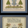 Ann Walton 1836 pair of samplers