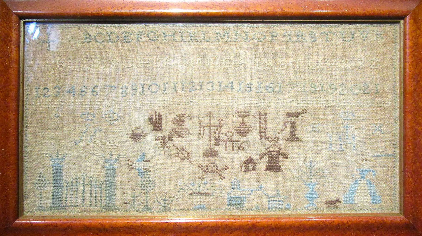 Continental Sampler - circa 1850