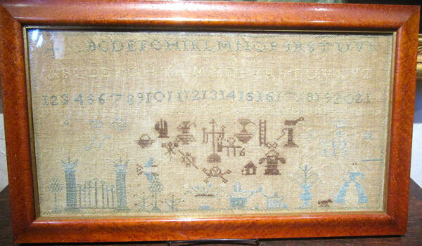 Continental Sampler - circa 1850 - Image 2