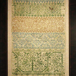 English Band Sampler - circa 1680-90