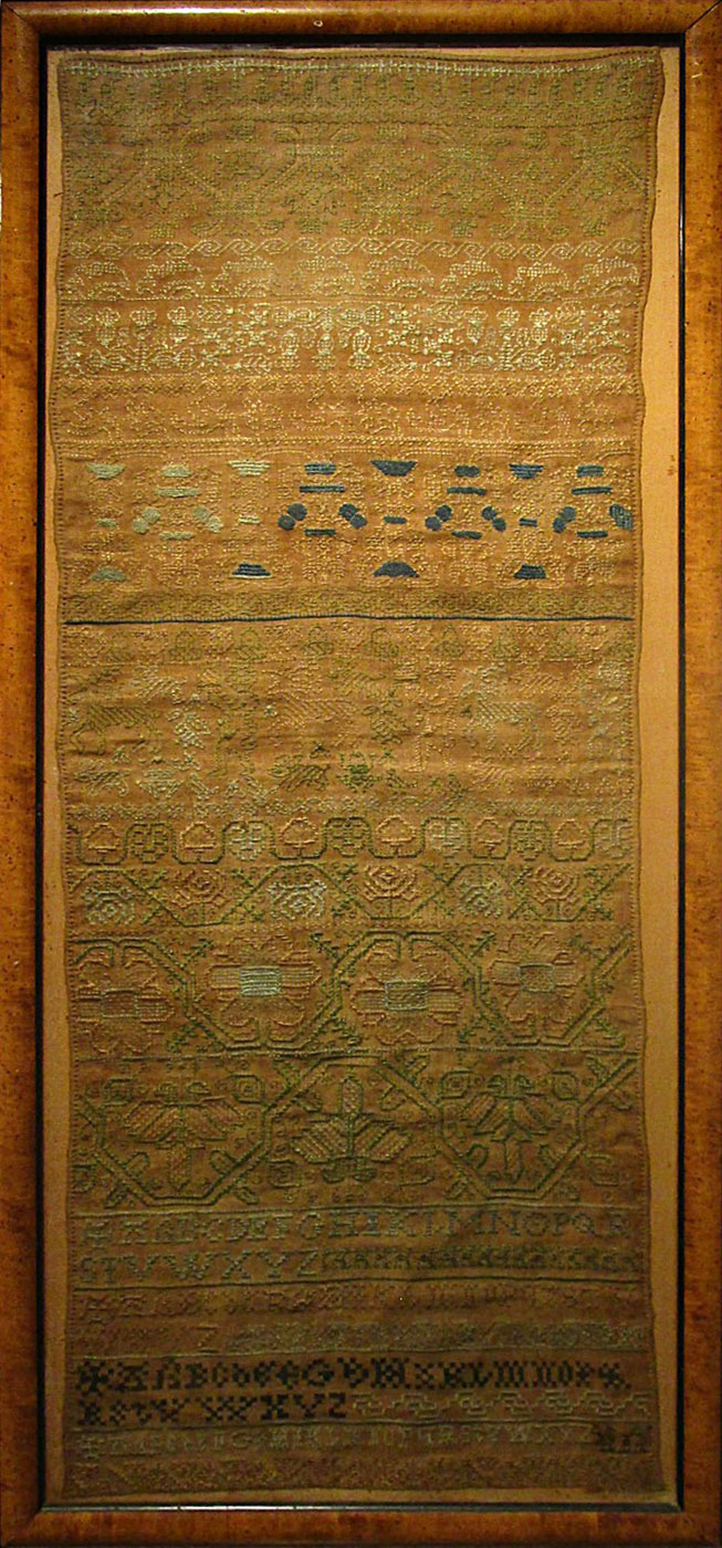 English Band Sampler - circa 1690-1705