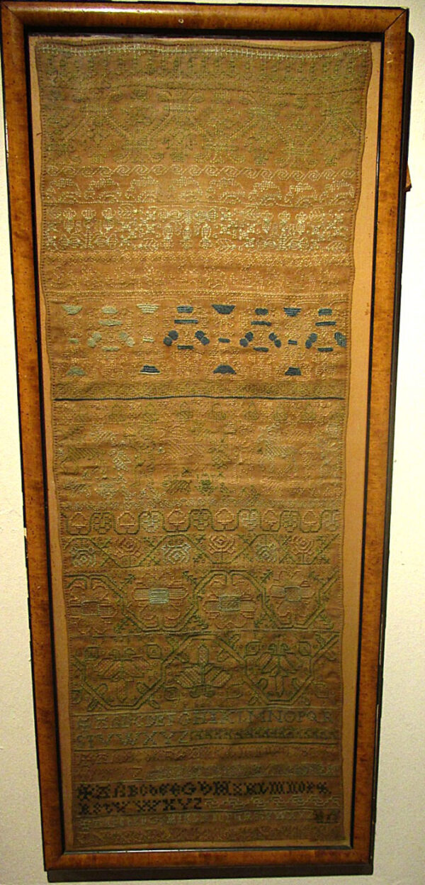 English Band Sampler - circa 1690-1705 - Image 2