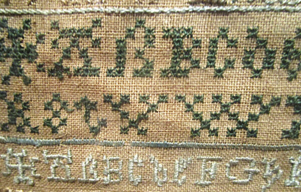 English Band Sampler - circa 1690-1705 - Image 4
