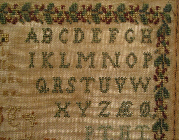 German Alphabet Sampler - Dated 1850 - Image 3