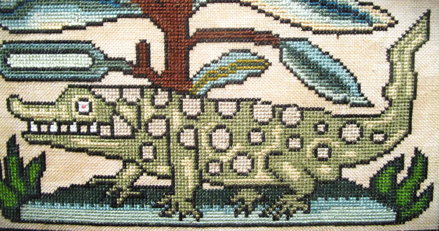 A Miscellany - A Collection of Seventeenth Century Canvaswork Elements from the Natural World - Image 9