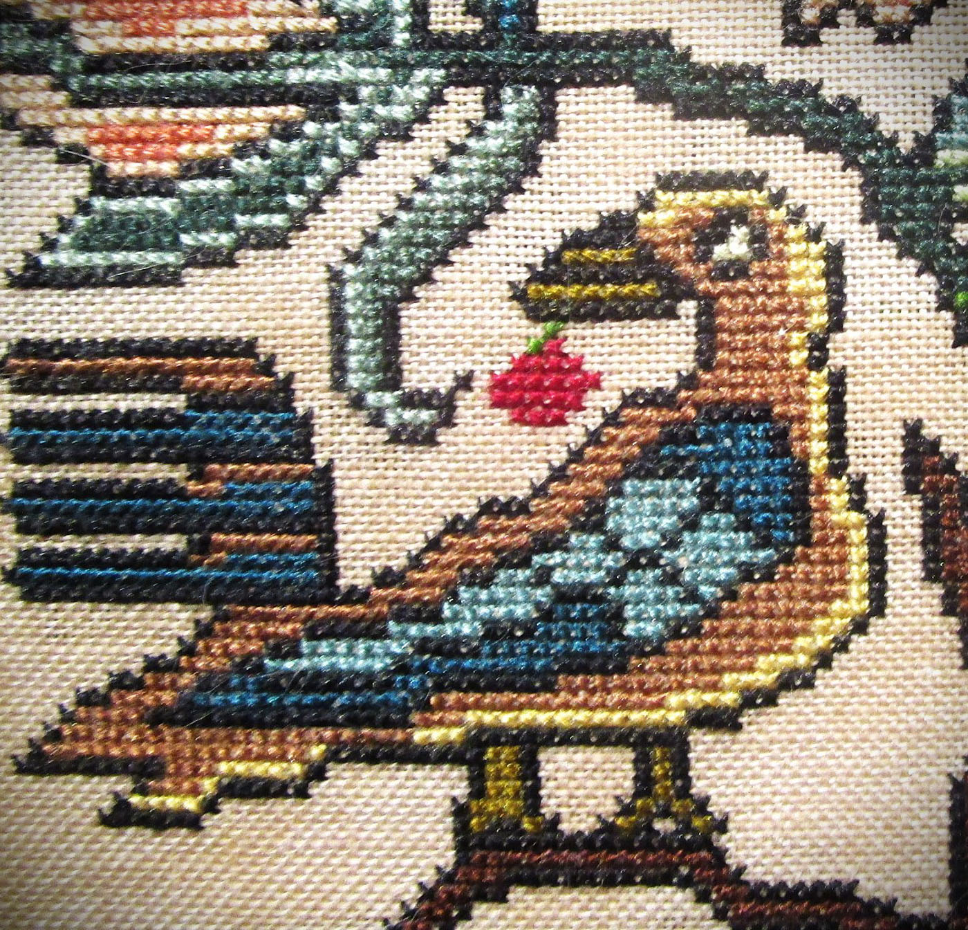 A Miscellany - A Collection of Seventeenth Century Canvaswork Elements from the Natural World - Image 10