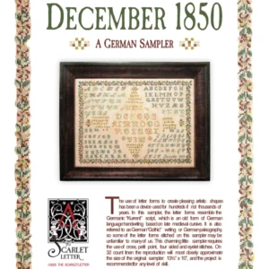 December 1850, A German Sampler