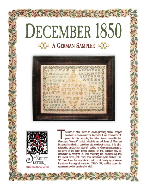 December 1850, A German Sampler