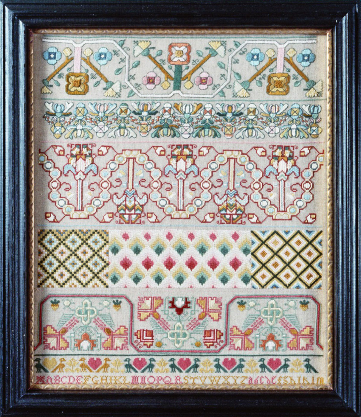 English Transitional Sampler, circa 1711